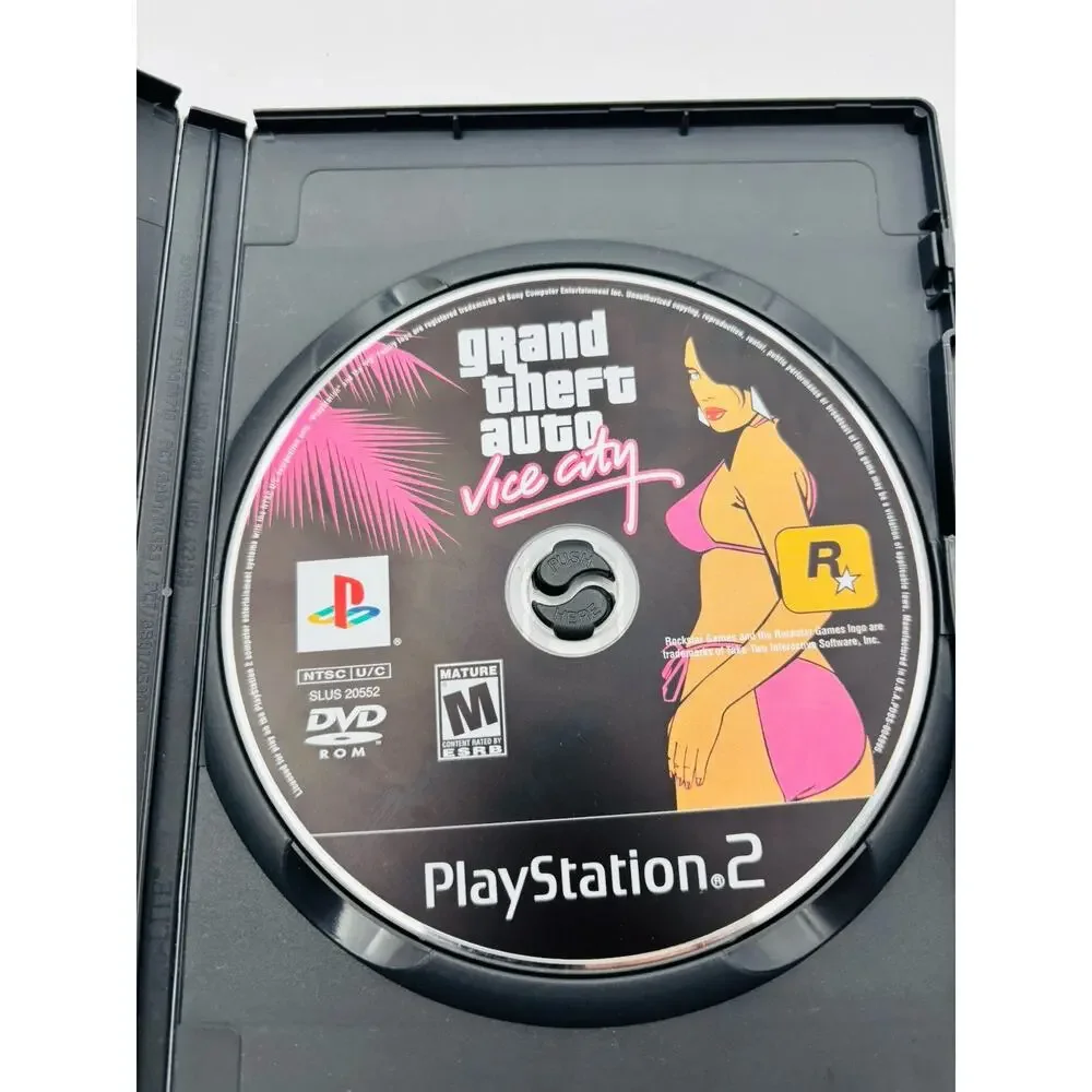 Grand Theft Auto Vice City PlayStation 2 Very Good Condition Disc And Manual